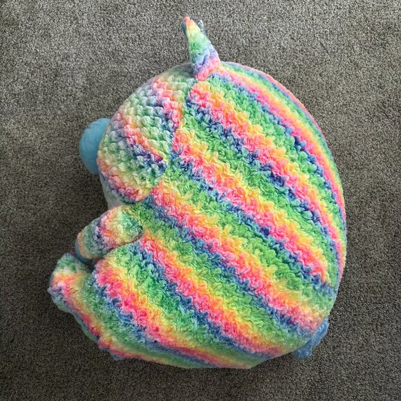 Giant 2 Ft. Tall Nanco Belly Buddies Colorful Vibrant Neon Color Unicorn Plush - Picture 8 of 8